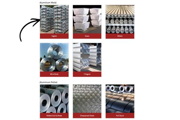 NALCO aluminium price website